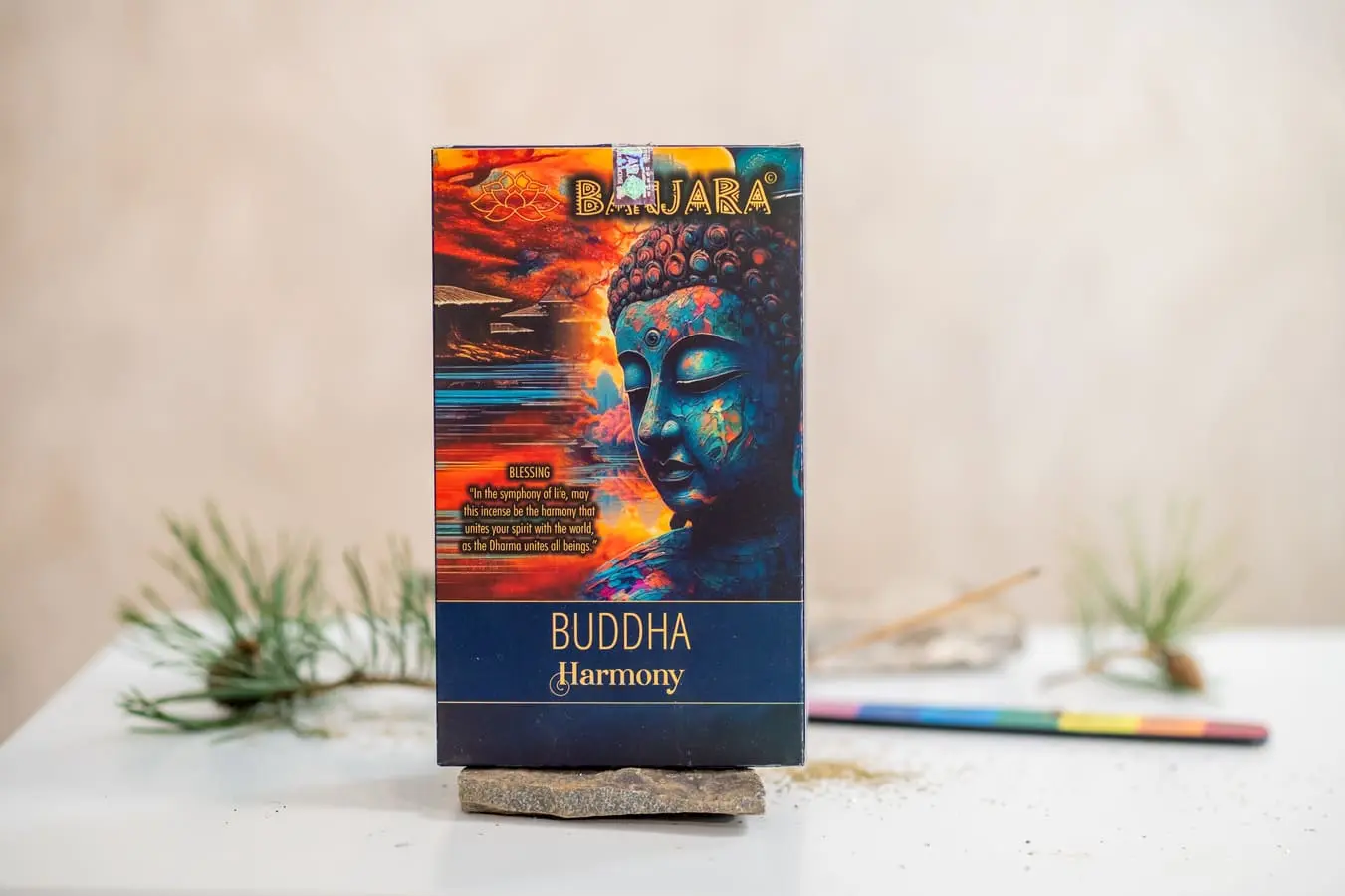 Bețișoare parfumate Banjara Buddha Armonie 12 buc/pac 3 Bețișoare parfumate Banjara Buddha Armonie 12 buc/pac