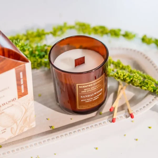 Lumânare Original Wood Aroma sandalwood 150 gr