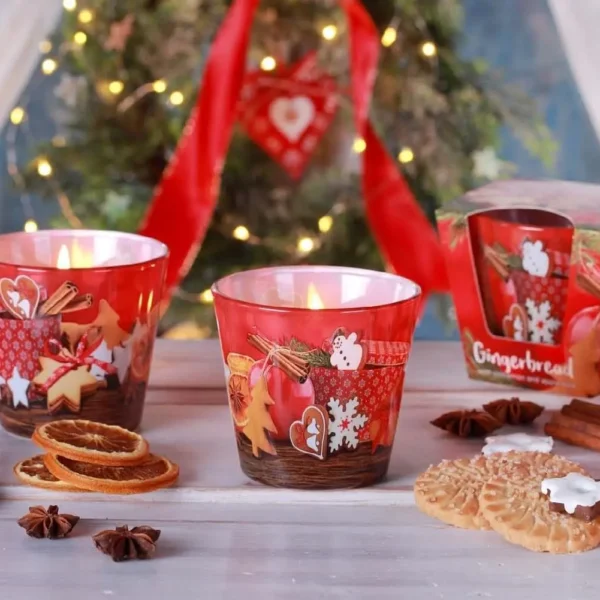 Lumânare parfumată Christmas Gingerbread, 115 g, timp de ardere 30 h