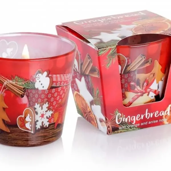 Lumânare parfumată Christmas Gingerbread, 115 g, timp de ardere 30 h