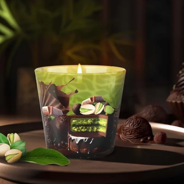 Lumânare parfumată Dubai Chocolate 115 g, timp de ardere 30 h