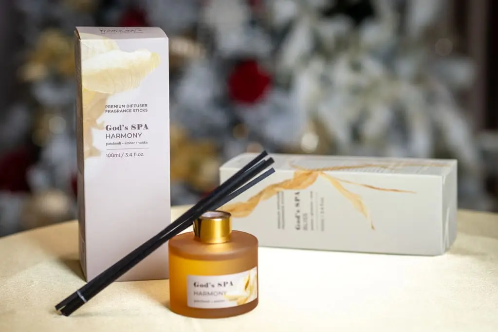 Odorizant Gods Spa – Spa-ul Zeilor Harmony - Armonie 100 ml, aromă floral-rășinoasă caldă, difuzor premium cu bețișoare 7 Odorizant Gods Spa – Spa-ul Zeilor Harmony (Armonie) 100 ml, aromă floral-rășinoasă caldă, difuzor premium cu bețișoare
